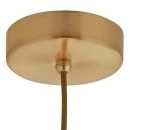 Wit glazen hanglamp Avalon Searchlight 5053423125169