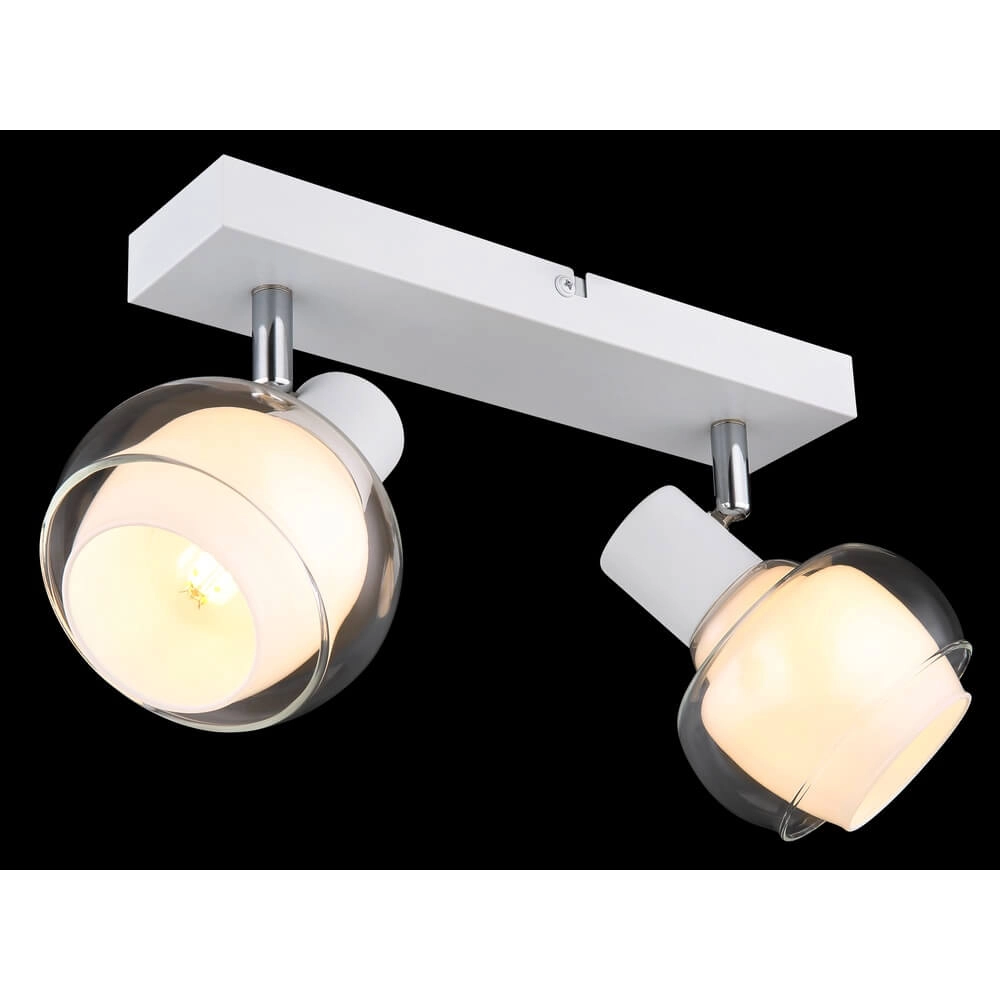 Witte plafondlamp Tokki 2-lichts Globo 9007371446049