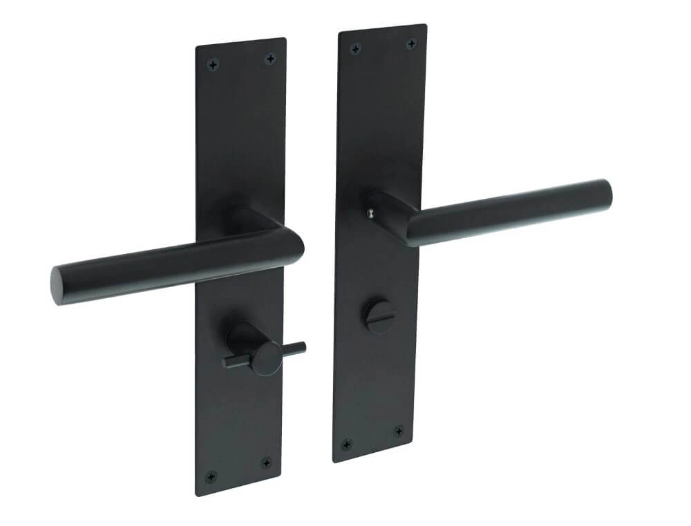 Strakke deurklink Jura WC-sluiting 63/8 zwart