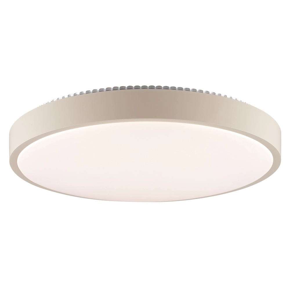 Plafonniere Solistra zand bruin met wit Ø 44,5cm Brilliant 4004353478994