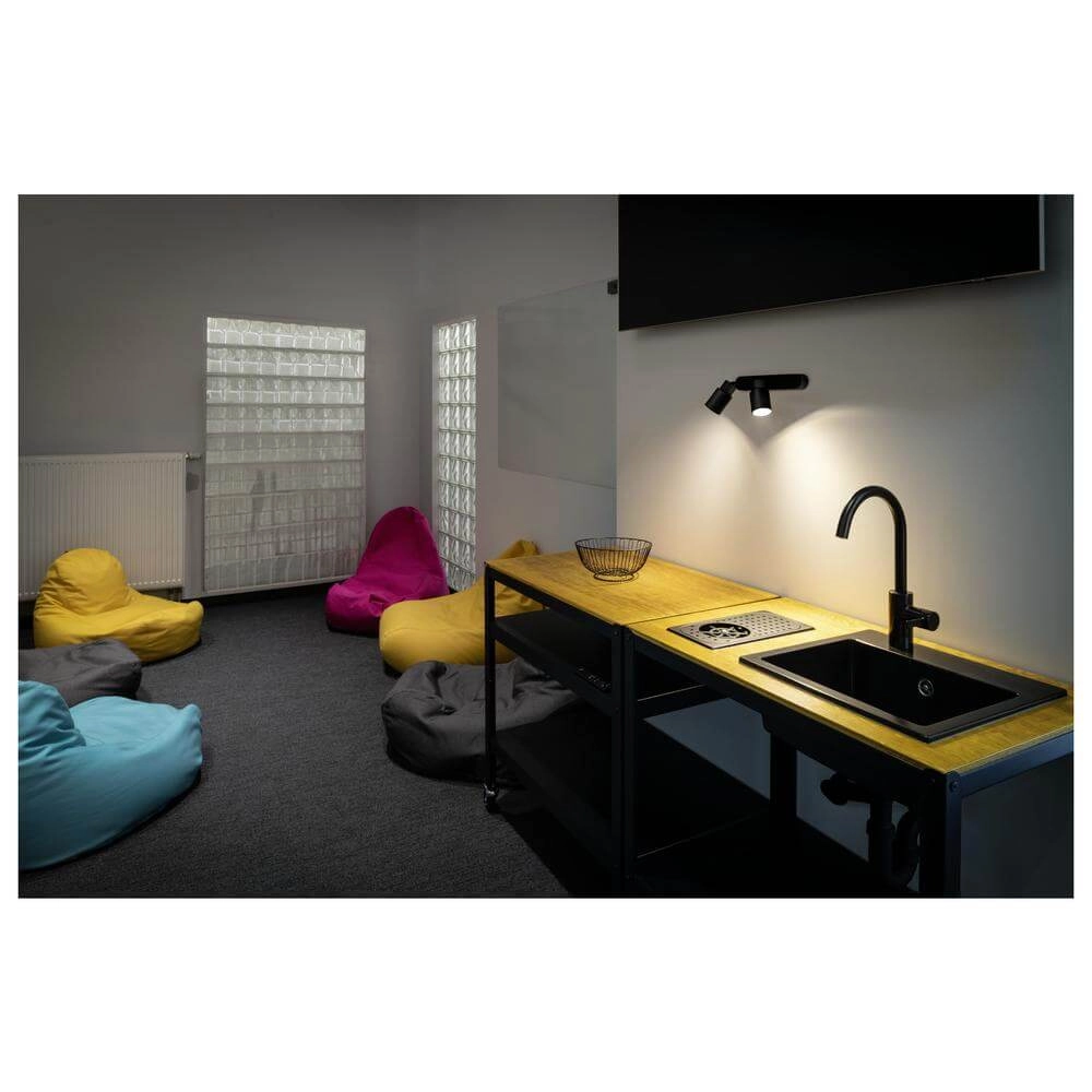 Spot Puri 2.0 Tube zwart dubbel SLV 4024163294188