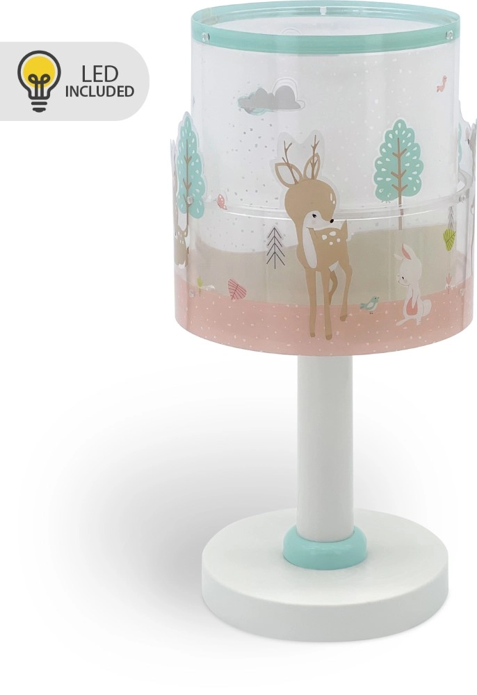 Kinderkamer tafellamp Loving Deer wit