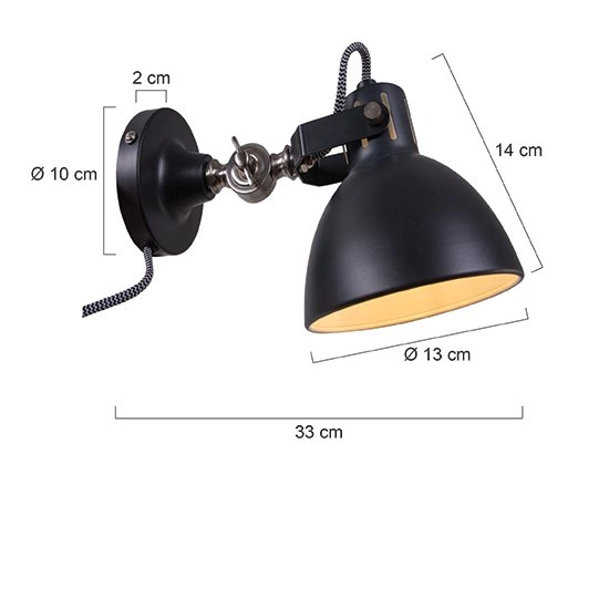 Landelijke wandlamp Dominique Steinhauer 8712746101867