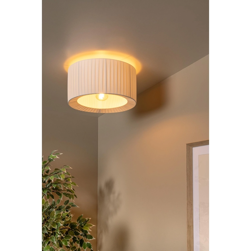 Witte plafondlamp Fold Ø 40cm design Lucide 5411212212108