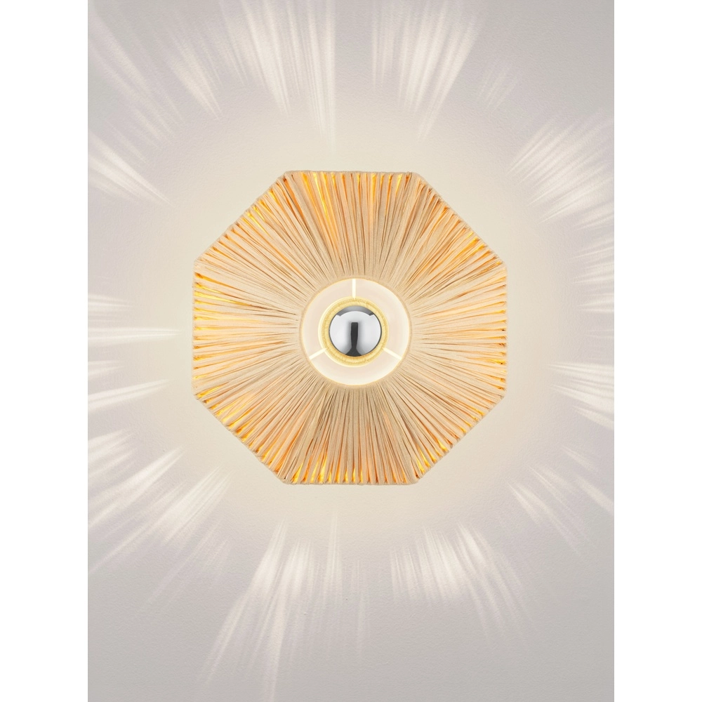 Japandi wandlamp Elvio Ø 30cm Lyora 5212017493880