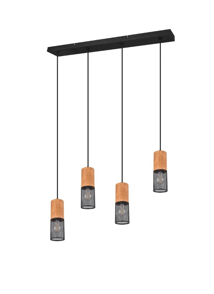 4-lichts eetkamer hanglamp Tosh Trio 4017807467567