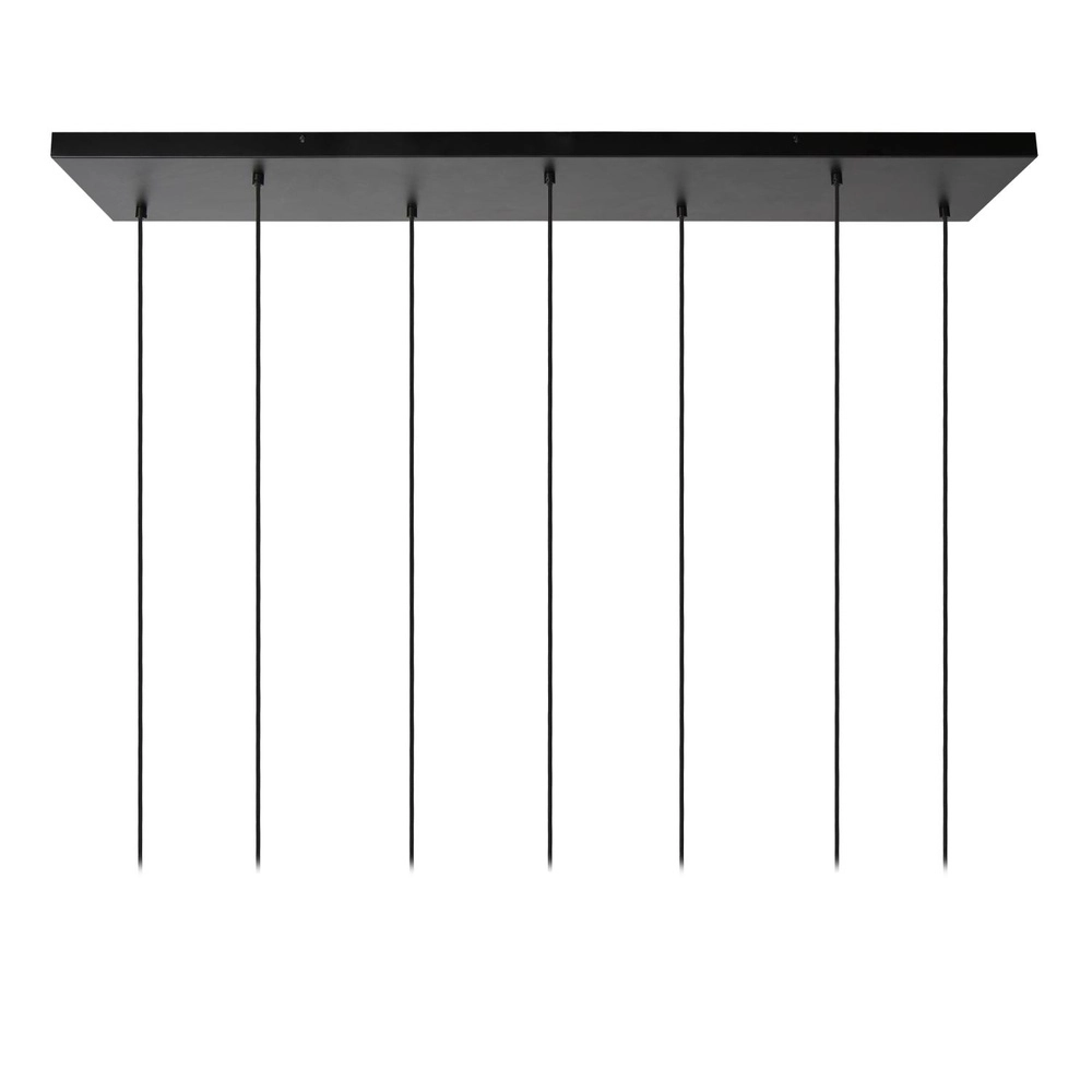 Hanglamp Marius 7-lichts zwart Lucide 5411212452221