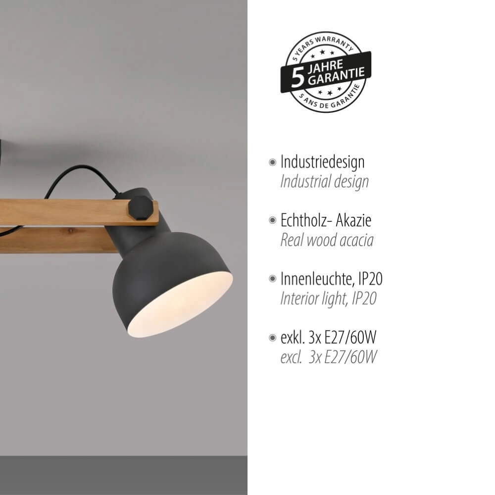 Plafondlamp Cup 2.0 3-lichts Just Light 4043689000707
