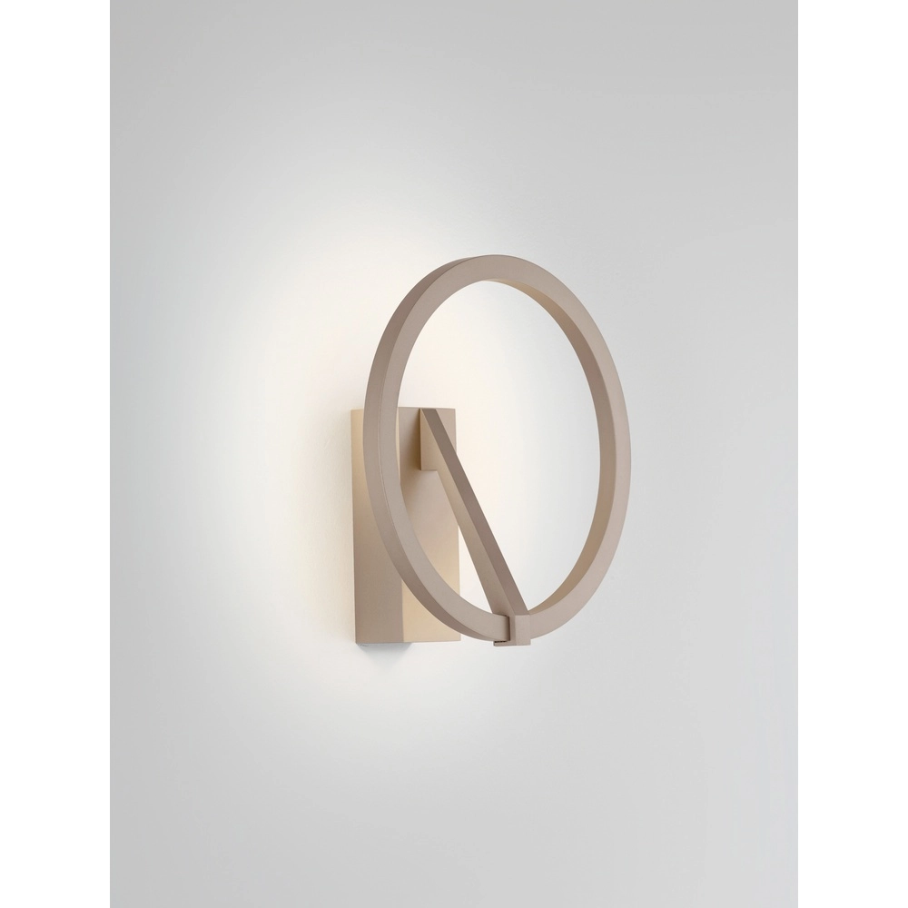 Design wandlamp Tilia mokka bruin