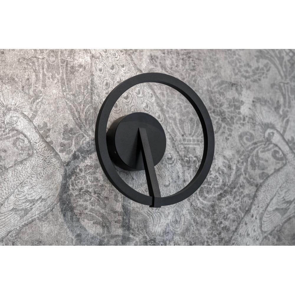 Zwarte wandlamp Oregon strak design Artdelight 8720701100893