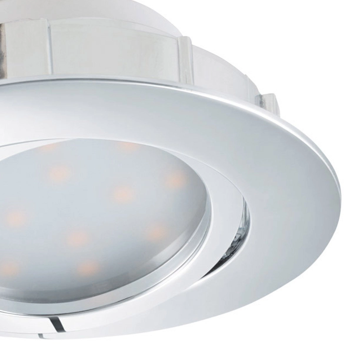 Richtbare inbouwspot Pineda 8,4cm - 6w - 3000K chroom Eglo 9002759958480