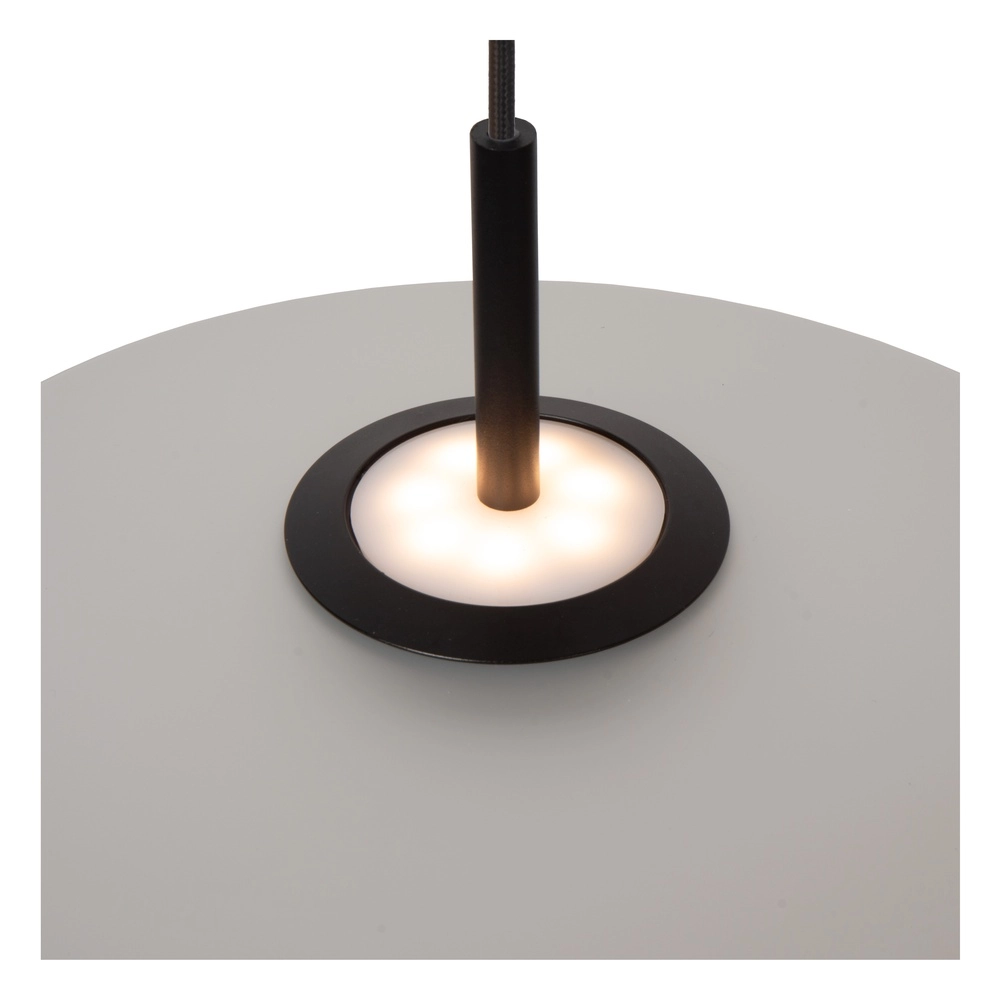 Strakke hanglamp Menga Ø 40cm wit glas Premium by Lucide 5411212251183