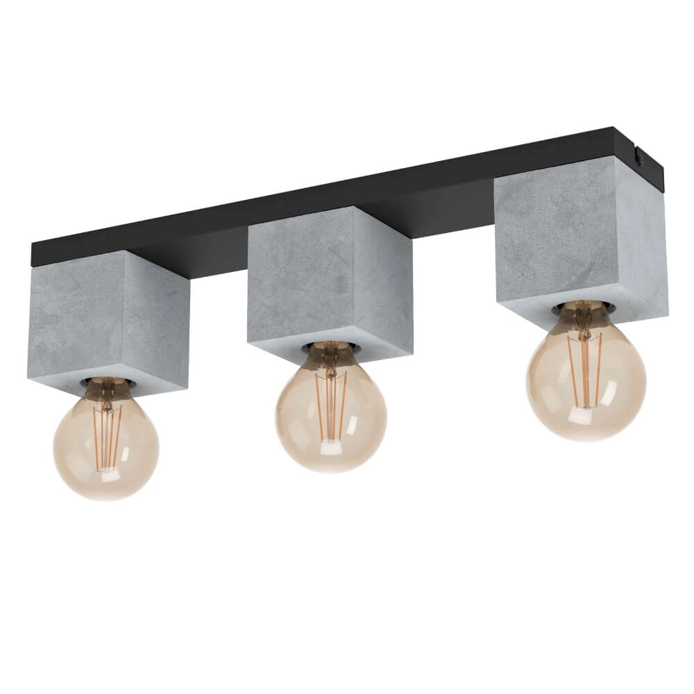 Betonlook plafondlamp Prestwick 3