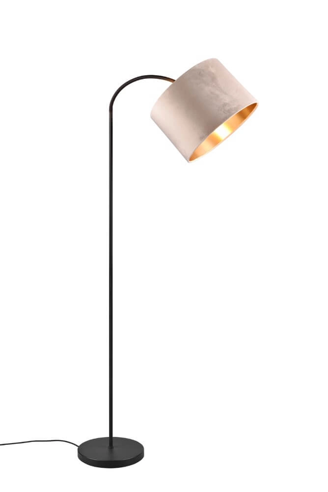 Staande vloerlamp Julieta fluwele kap Trio 4017807574159