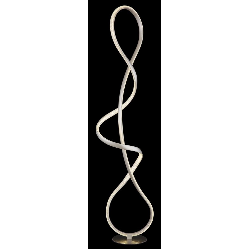 Nikkel vloerlamp Swirl modern Globo 9007371509331