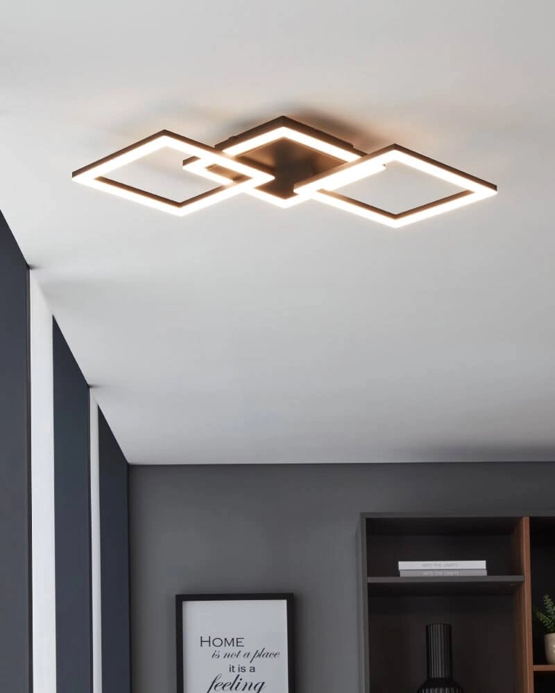 Plafondlamp Zigbee Paranday-Z 65x31cm zwart Eglo 9008606231218