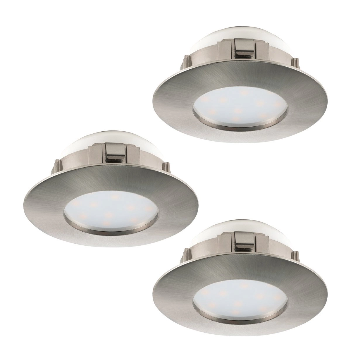 Ledspot Pineda (3) 3x6w - 3000K - 7,8cm nikkel Ledspot Pineda (3) 3x6w - 3000K - 7,8cm nikkel