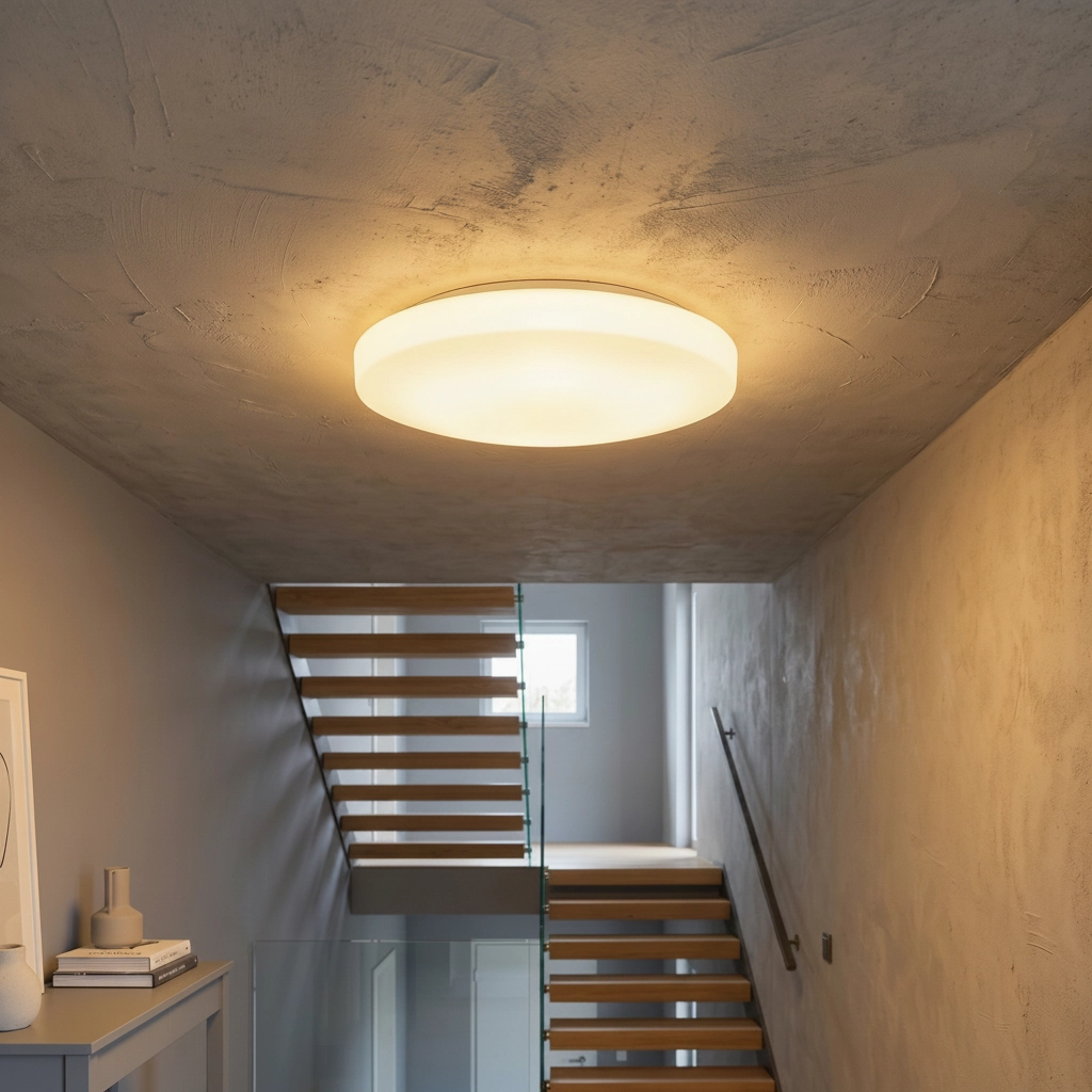 Plafondlamp Ivi Ø 26cm wit