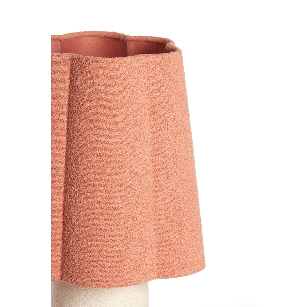 Schemerlamp Musaby organische vorm - wit en roze Light & Living 8717807784256