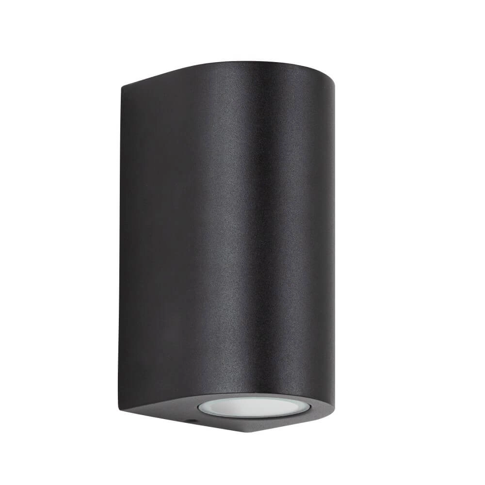 Zwarte up & downlighter Noa