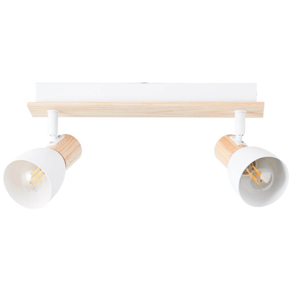 Plafondlamp Daintree 2-lichts wit