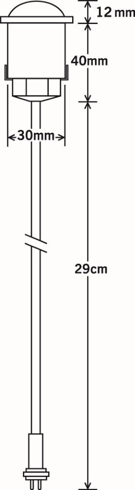 Vlonderspot Mini Led (extension) 4-side uitbreiding chroom KonstSmide 7318307470000