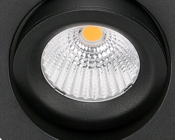 Dim-to-warm inbouwspot Special zwart Artdelight 8719831735204