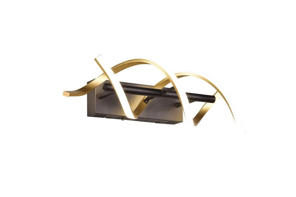 Design wandlamp Sequence zwart met goud