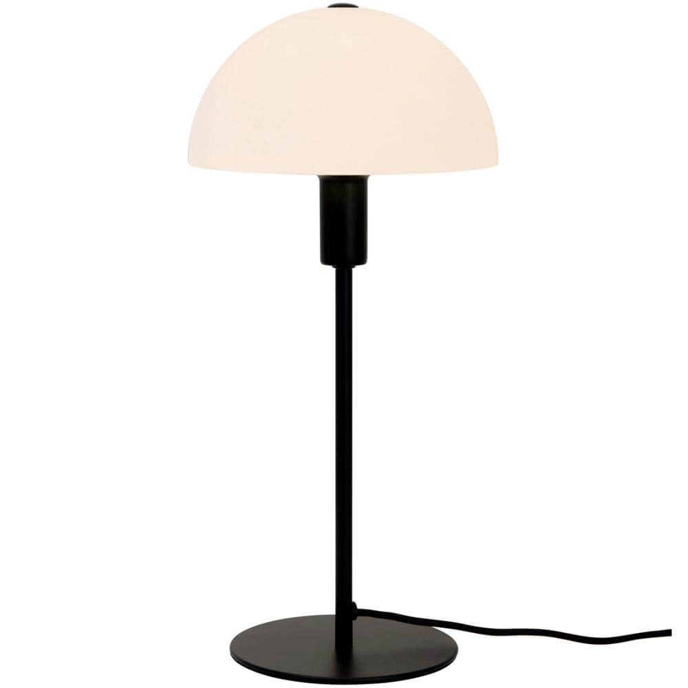 Tafellamp Ellen zwart met wit