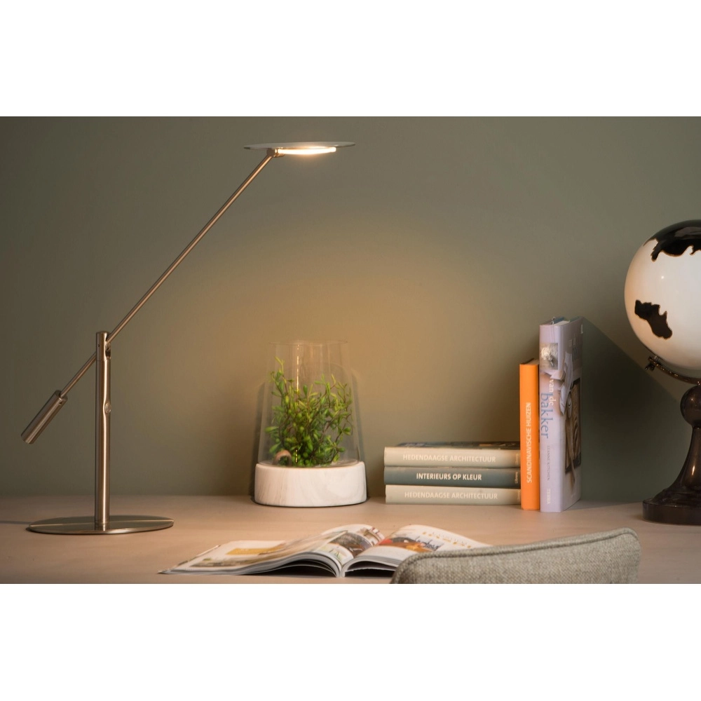 Bureaulamp Anselmo chroom Lucide 5411212193926