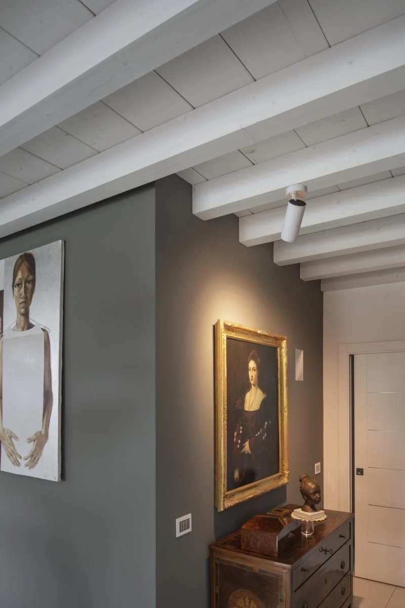 Opbouwspot Numinos XL wit/zwart 3000K - 36gr SLV 4024163257015