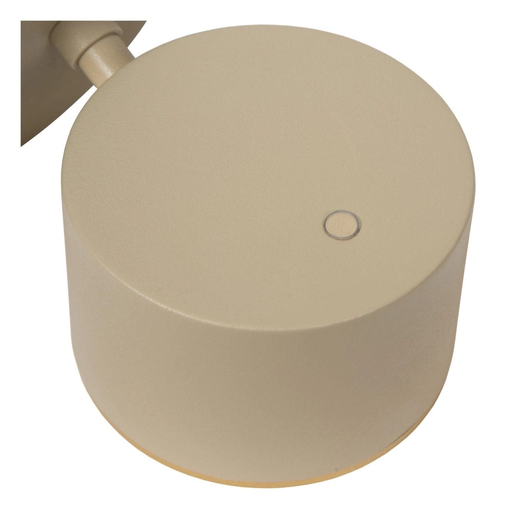 Wandlamp Gian zand bruin Lucide 5411212442000