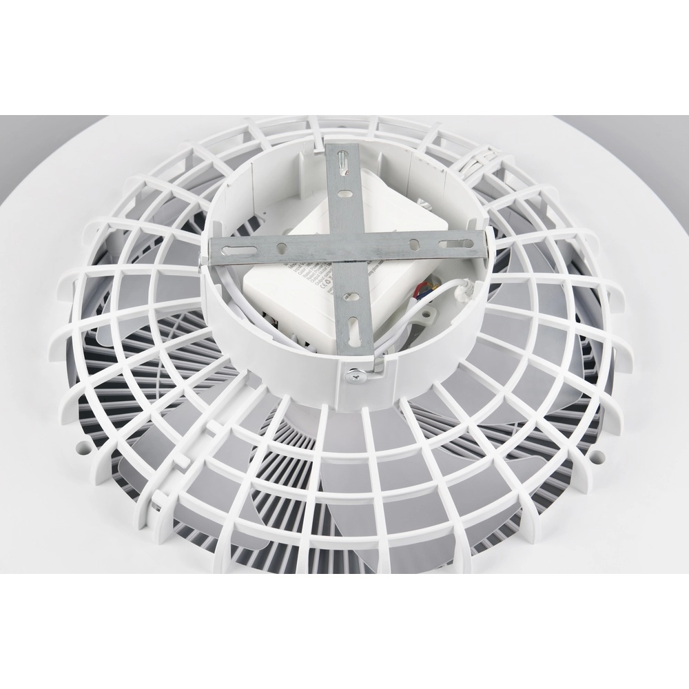 Design ventilator Holmsund wit Ø 46cm met RGB functie Trio 4017807688665