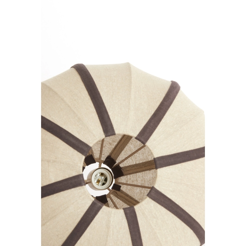 Japandi hanglamp Esmiria Ø 40cm - donker bruin Light & Living 8717807835934