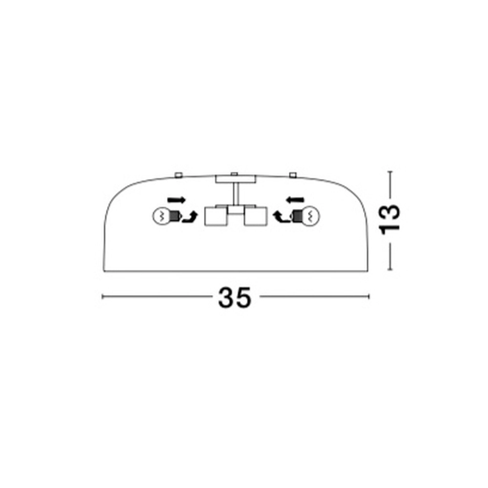 Design plafondlamp Perleto wit Ø 35cm Lyora 5212017413895