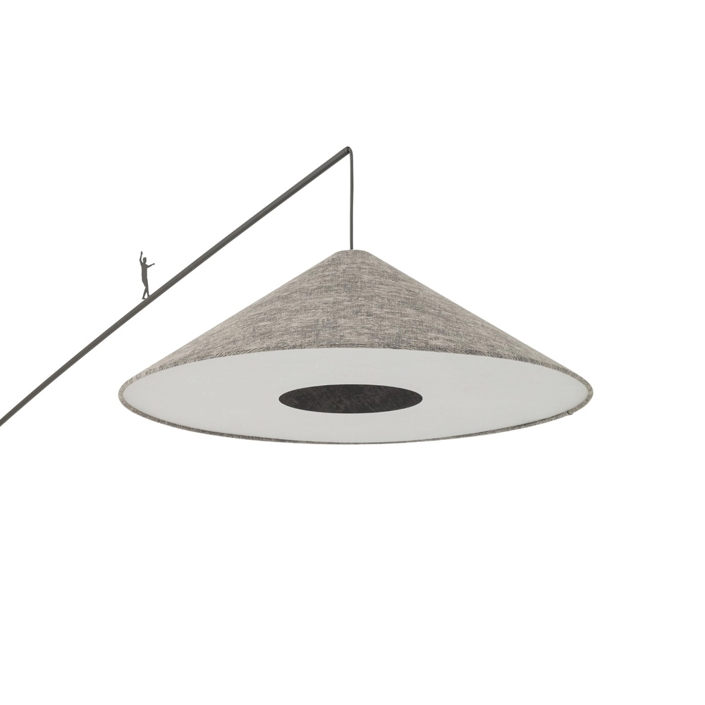 Vloerlamp Poise grijs Ø 72cm Lyora 5903139117678