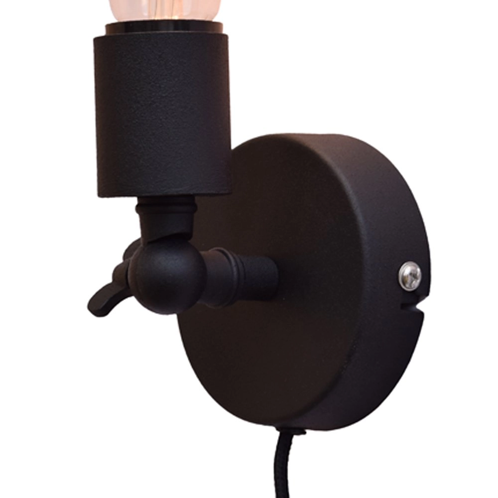 Retro sobere wandlamp Bulby Industrieel Urban Interiors 8719325005356