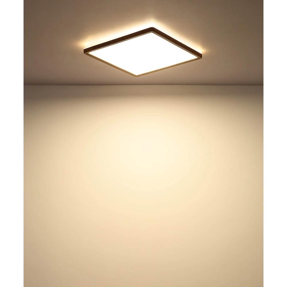 Plafonniere Sapana vierkant 29,4cm hout Globo 9007371448432