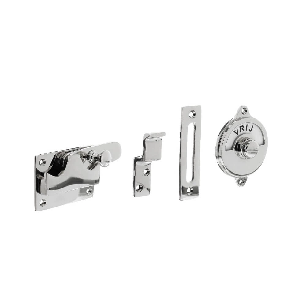 WC-overslag Tira vlak chroom