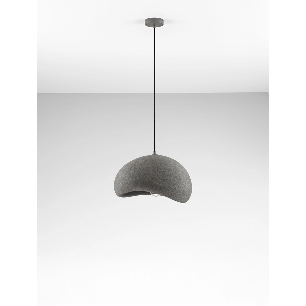 Natural pendant lamp Aere grey 40cm Lyora 5212017476692
