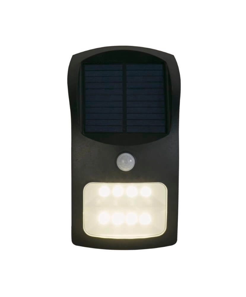 Zwarte wandlamp Solar design Searchlight 5053423241449