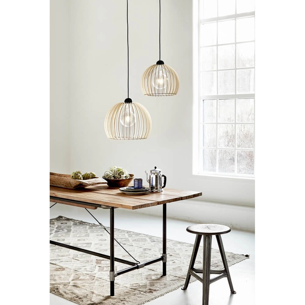 Hanglamp Chino hout Ø 30cm Nordlux 5701581346383