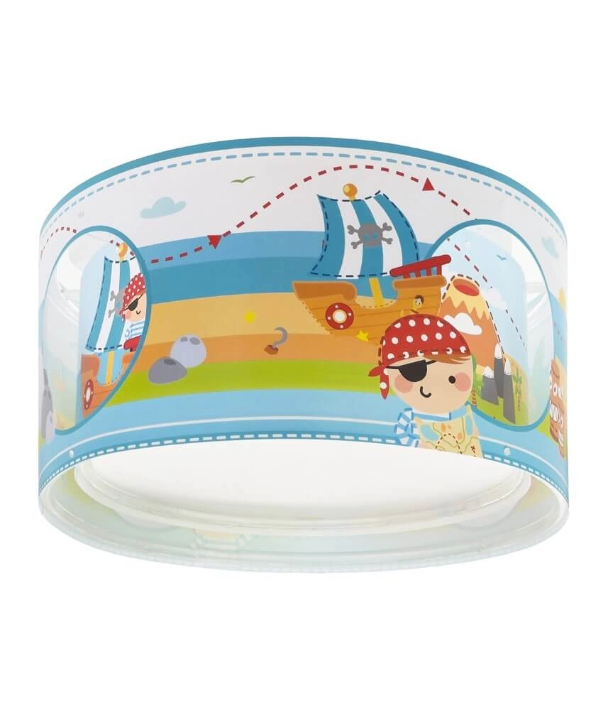 Kinderkamer plafondlamp Pirate Island