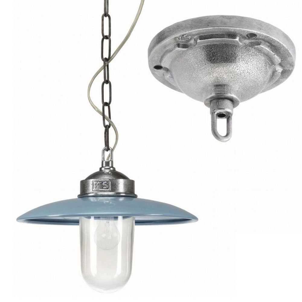 Veranda hanglamp Solingen Retro retro blauw KS Verlichting 8714732658102