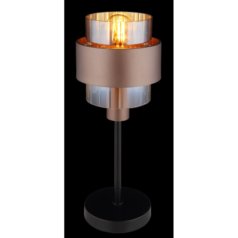 Tafellamp Milley brons Ø 18,5cm Globo 9007371474677