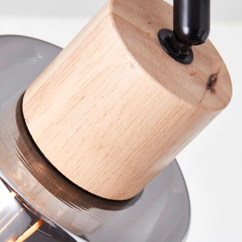 Plafondlamp Weald 2-lichts zwart Brilliant 4004353413087