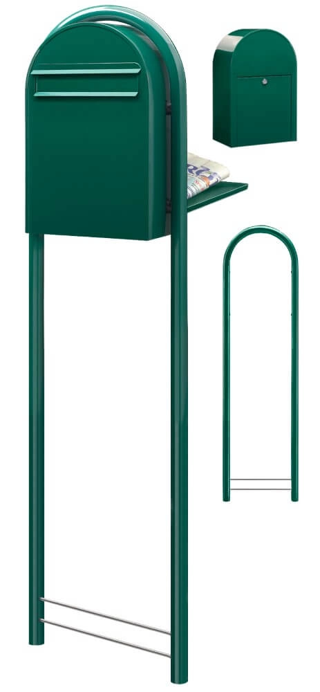 Brievenbus Classic B 6005 Donkergroen Bobi 6417237006066