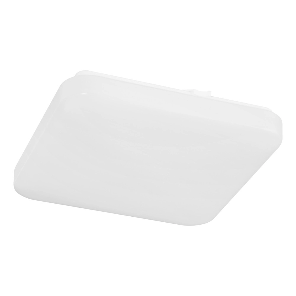 Vierkante plafonniere Pogliola wit 28cm Vierkante plafonniere Pogliola wit 28cm