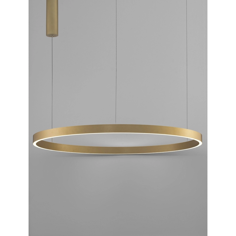 Gouden hanglamp Elowen design Ø 98cm Lyora 5212017439147