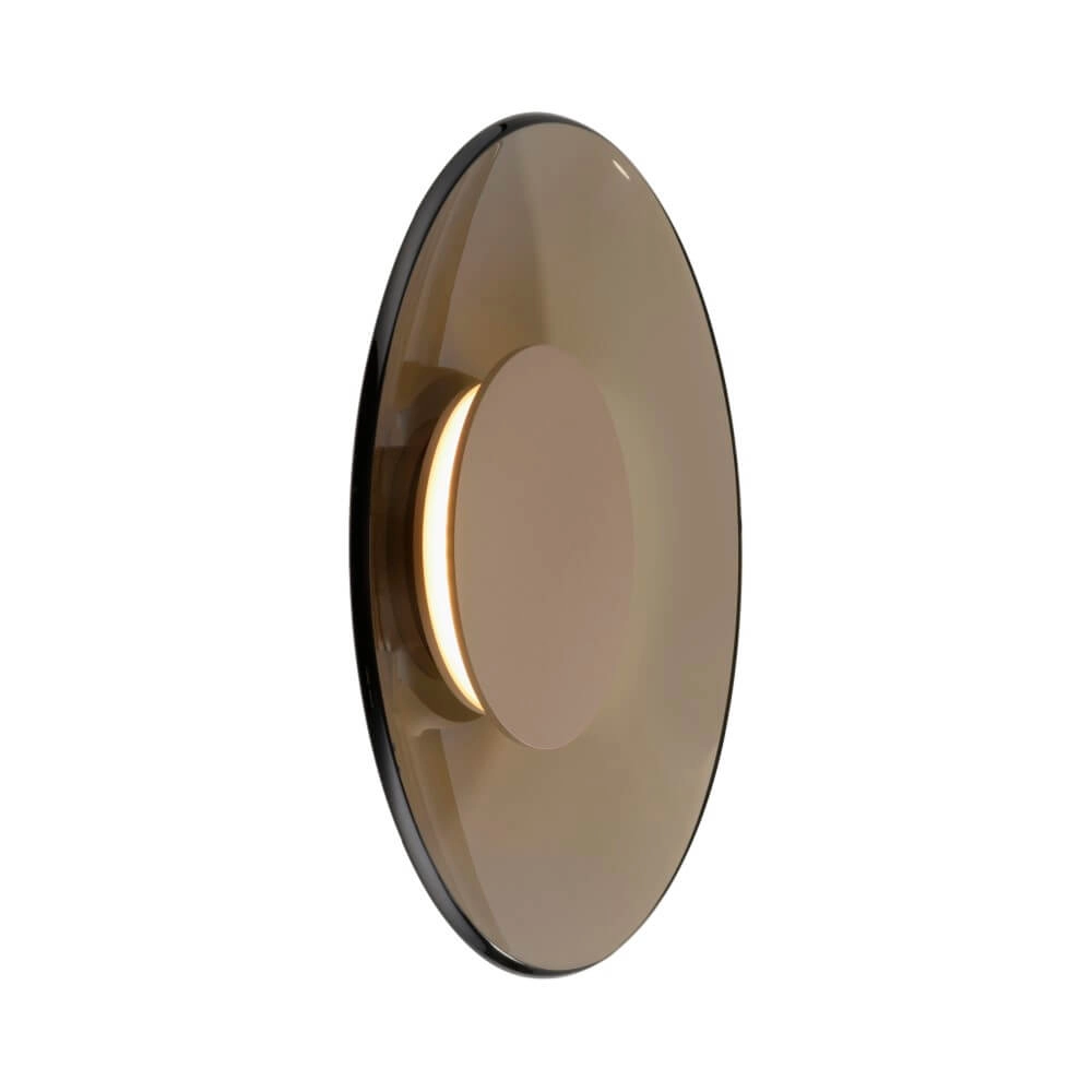 Bronze wandlamp Pure Moon Ø 32cm
